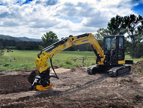 mini excavator vs trencher|trencher attachment for mini excavator.